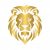 Golden lion logo
